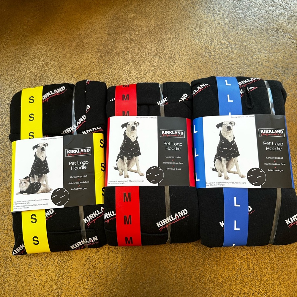 Kirkland Signature Black Pet Logo Hoodie